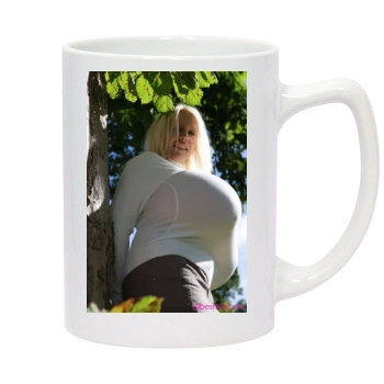 Beshine 14oz White Statesman Mug