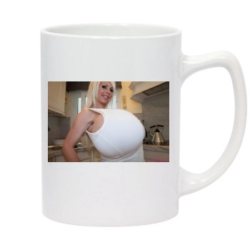 Beshine 14oz White Statesman Mug