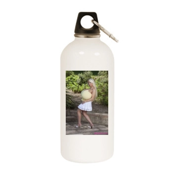 Beshine White Water Bottle With Carabiner